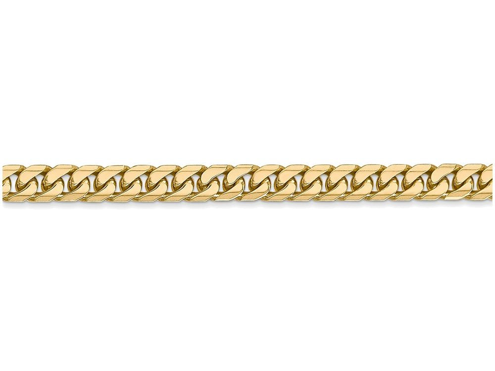 FJC Finejewelers 7 Inch 14k Yellow Gold 4.3mm Domed Curb Chain Bracelet
