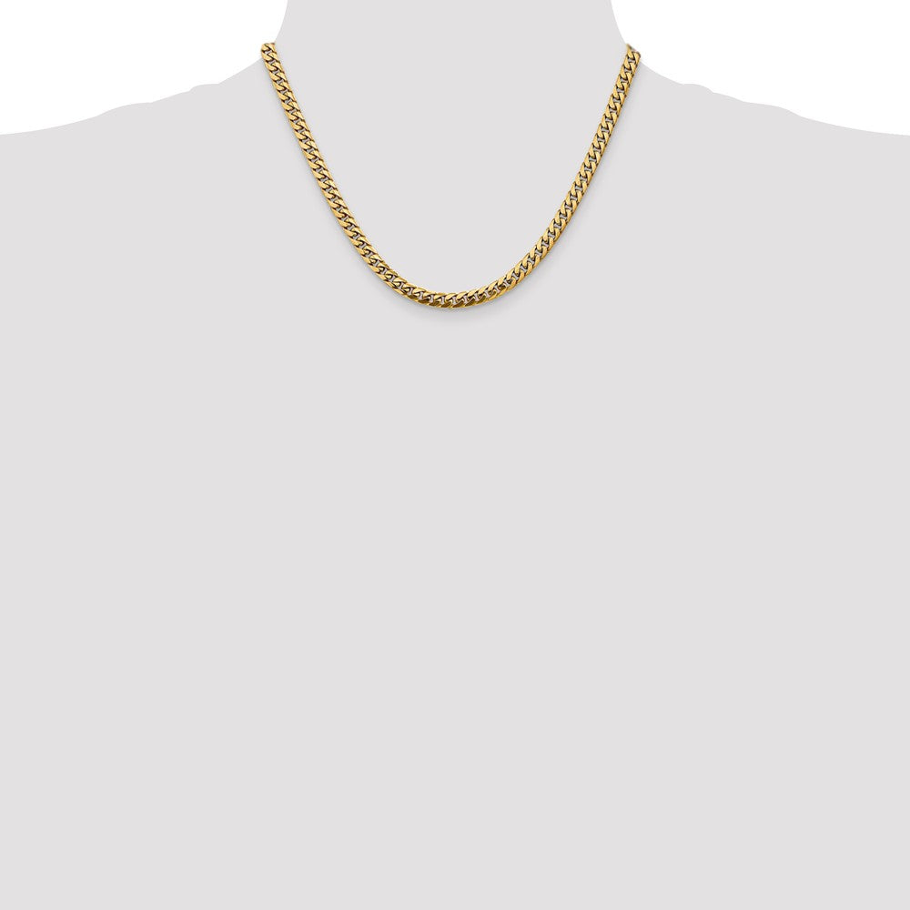 FJC Finejewelers 18 Inch 14k 5mm Domed Curb Chain Necklace