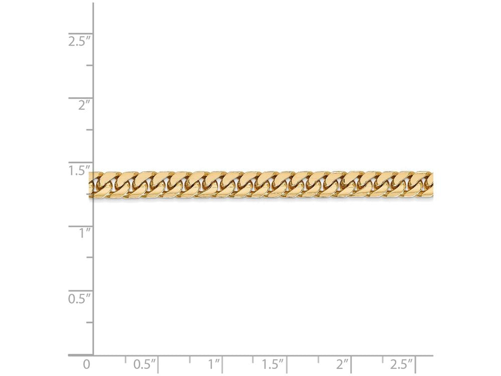 FJC Finejewelers 8 Inch 14k Yellow Gold 5mm Domed Curb Chain Bracelet