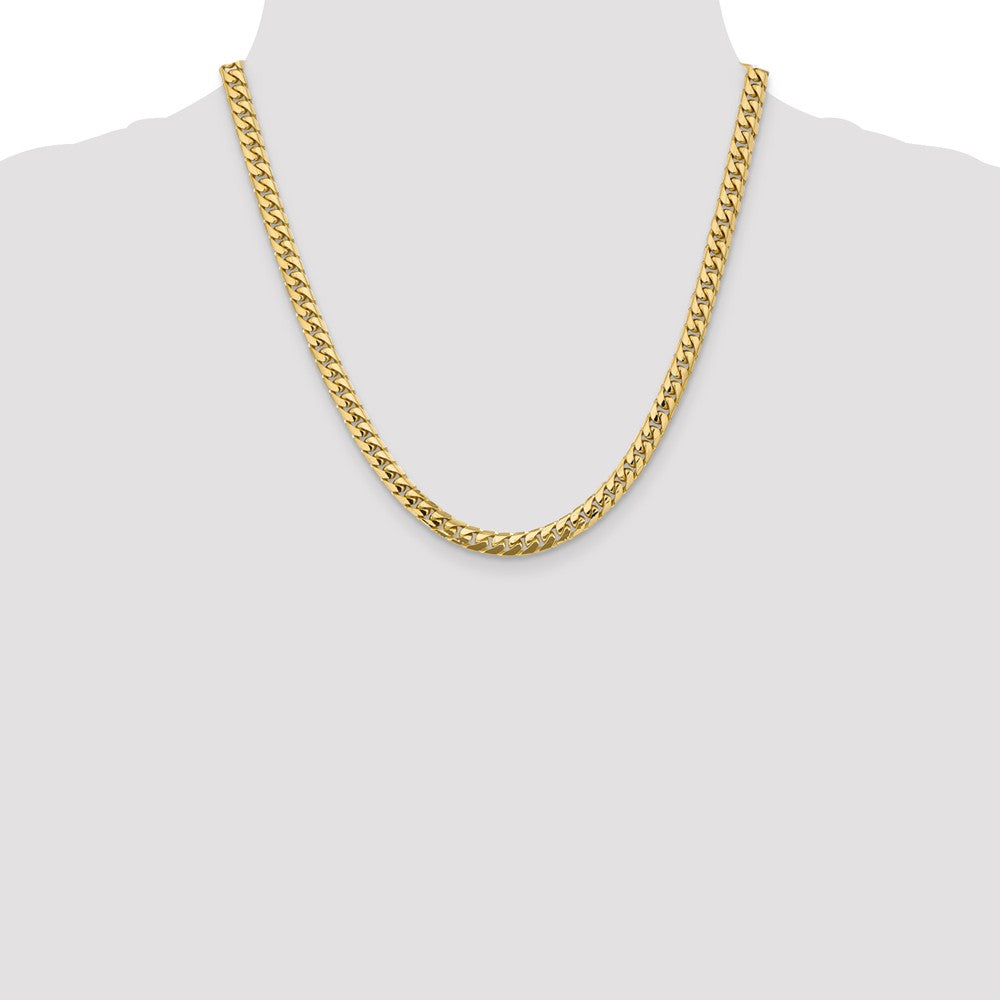 FJC Finejewelers 20 Inch 14k 5.5mm Domed Curb Chain Necklace