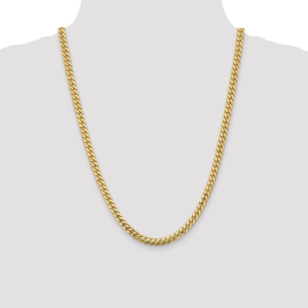 FJC Finejewelers 24 Inch 14k 5.5mm Domed Curb Chain Necklace