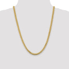 FJC Finejewelers 24 Inch 14k 5.5mm Domed Curb Chain Necklace
