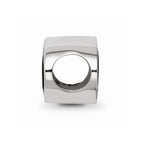 LogoArt Sterling Silver 12.25mm Delta Gama Oval Letters Bead Charm