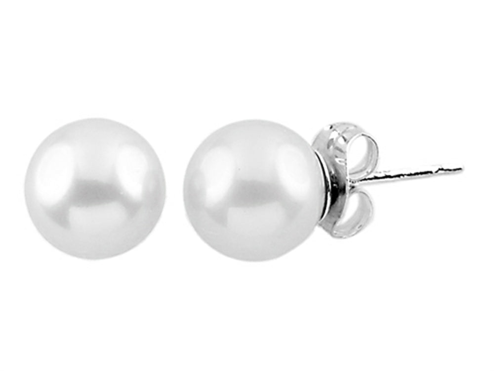 FJC Finejewelers 7mm Round Cultured Pearl Stud Earrings