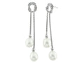 FJC Finejewelers 7.5mm White Freshwater Rice Cultured Pearl Post-With-Friction-Back Earrings
