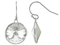 Color Craft™ 14mm Round Clear Crystal Genuine Crystal Drop Ball Ear Wire Earrings
