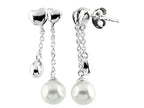 FJC Finejewelers 6mm Drop Freshwater Cultured Pearl Post-With-Friction-Back Earrings