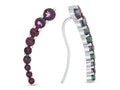 FJC Finejewelers Sterling Silver Mystic Topaz Earrings Climbers with Wirehook