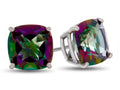 FJC Finejewelers 7x7mm Cushion-Cut Mystic Topaz Post-With-Friction-Back Stud Earrings