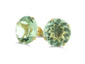 FJC Finejewelers 10k Yellow Gold 6.00 cttw 10mm Round Green Amethyst Stud Earrings