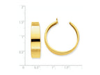 FJC Finejewelers 14k Yellow Gold Polished Hoop Earring Jackets