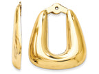 FJC Finejewelers 14k Yellow Gold Polished Hoop Earring Jackets