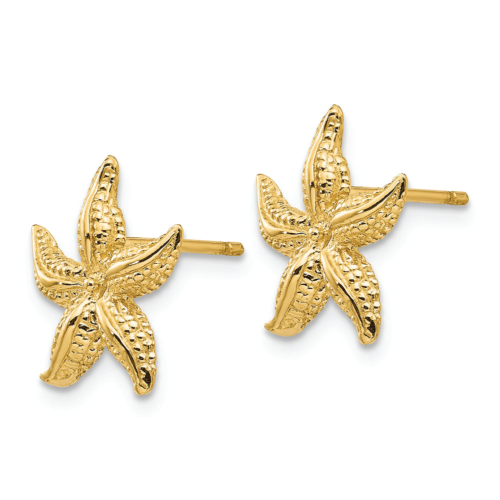 FJC Finejewelers 14k Yellow Gold Starfish Earrings