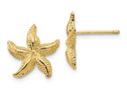 FJC Finejewelers 14k Yellow Gold Starfish Earrings