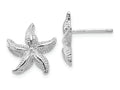 FJC Finejewelers 14k White Gold Starfish Earrings