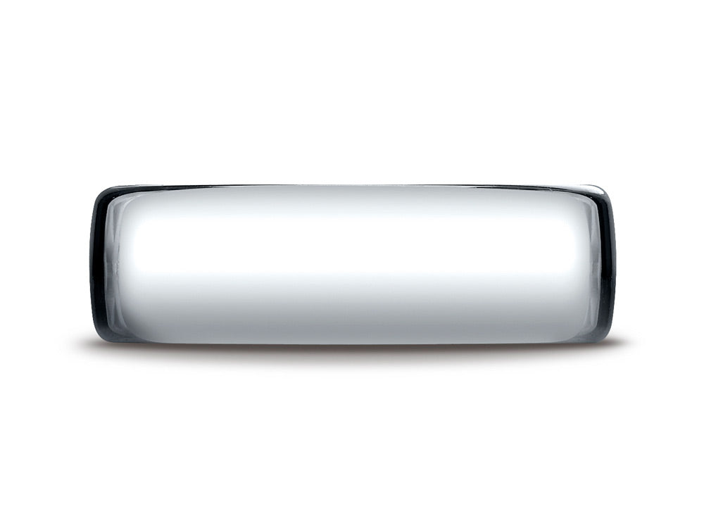 Benchmark® 10k White Gold 7.5mm European Comfort-fit Ring