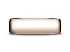 Benchmark® 14k Rose Gold 7.5mm European Comfort-fit™ Wedding Band / Ring