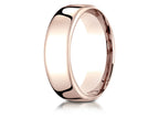 Benchmark® 14k Rose Gold 7.5mm European Comfort-fit™ Wedding Band / Ring