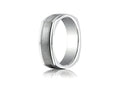 Benchmark® 7mm Comfort-fit Satin-finished With Milgrain Four-sided Carved Design Wedding Band Ring