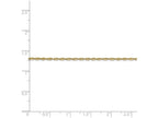 FJC Finejewelers 7 Inch 14k Yellow Gold 1.5mm bright-cut Extra-light Rope Chain Bracelet