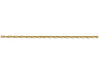 FJC Finejewelers 18 Inch 14k Yellow Gold 1.8mm Bright-cut Extra-light Rope Chain Necklace