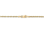 FJC Finejewelers 18 Inch 14k Yellow Gold 1.8mm Bright-cut Extra-light Rope Chain Necklace