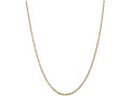 FJC Finejewelers 18 Inch 14k Yellow Gold 1.8mm Bright-cut Extra-light Rope Chain Necklace