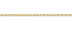 FJC Finejewelers 7 Inch 14k Yellow Gold 2.0mm Bright-cut Extra-light Rope Chain Bracelet