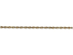 FJC Finejewelers 9 Inch 14k Yellow Gold 2.0mm Bright-cut Extra-light Rope Chain Ankle Bracelet