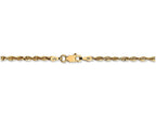 FJC Finejewelers 18 Inch 14k Yellow Gold 2.15mm Bright-cut Extra-light Rope Chain Necklace