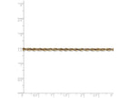 FJC Finejewelers 9 Inch 14k Yellow Gold 2.5mm Bright-cut Extra-light Rope Chain Ankle Bracelet