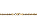 FJC Finejewelers 24 Inch 14k Yellow Gold 4mm Bright-cut Extra-light Rope Chain Necklace