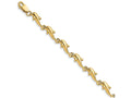 FJC Finejewelers 14k Yellow Gold Dolphin Bracelet