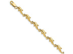 FJC Finejewelers 14k Yellow Gold Dolphin Bracelet