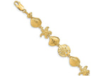 FJC Finejewelers 14k Yellow Gold Sea Life Bracelet
