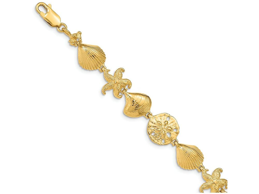 FJC Finejewelers 14k Yellow Gold Sea Life Bracelet