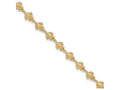 FJC Finejewelers 14k Yellow Gold Polished Textured Turtle Bracelet