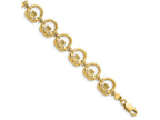 FJC Finejewelers Claddagh Circle Horizontal Link Bracelet