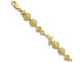 FJC Finejewelers Scallop Sand Dollar Starfish Dolphin Combination Bracelet