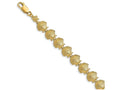 FJC Finejewelers Scallop Shell with Beaded Tips Link Bracelet