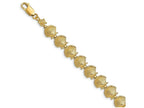 FJC Finejewelers Scallop Shell with Beaded Tips Link Bracelet