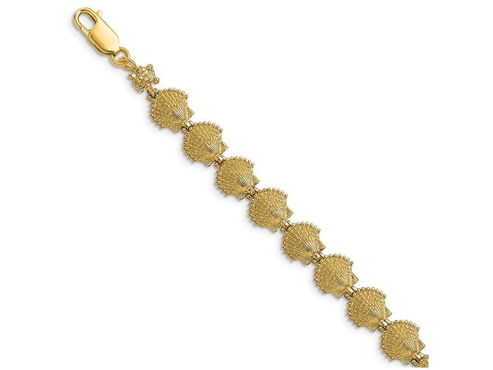 FJC Finejewelers Scallop Shell Bracelet Text