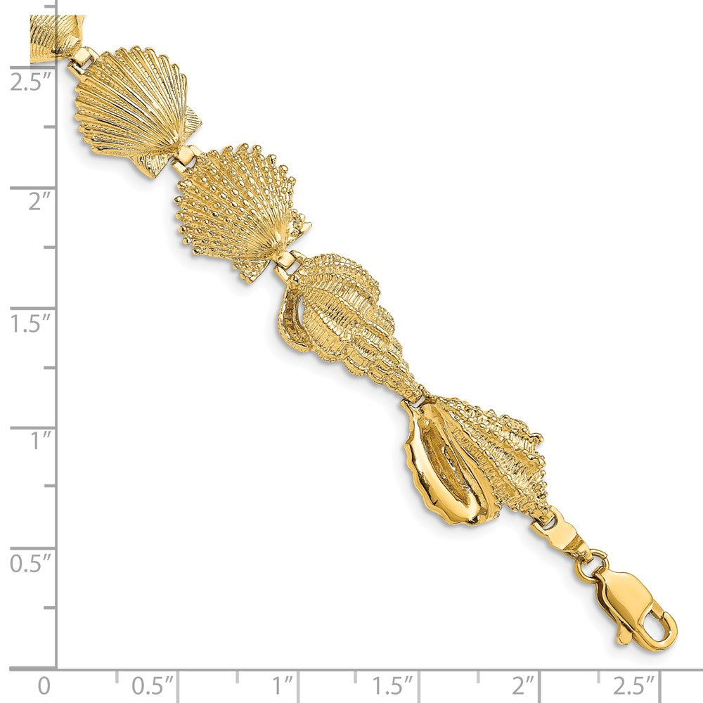 FJC Finejewelers Misc. Shell Link Bracelet