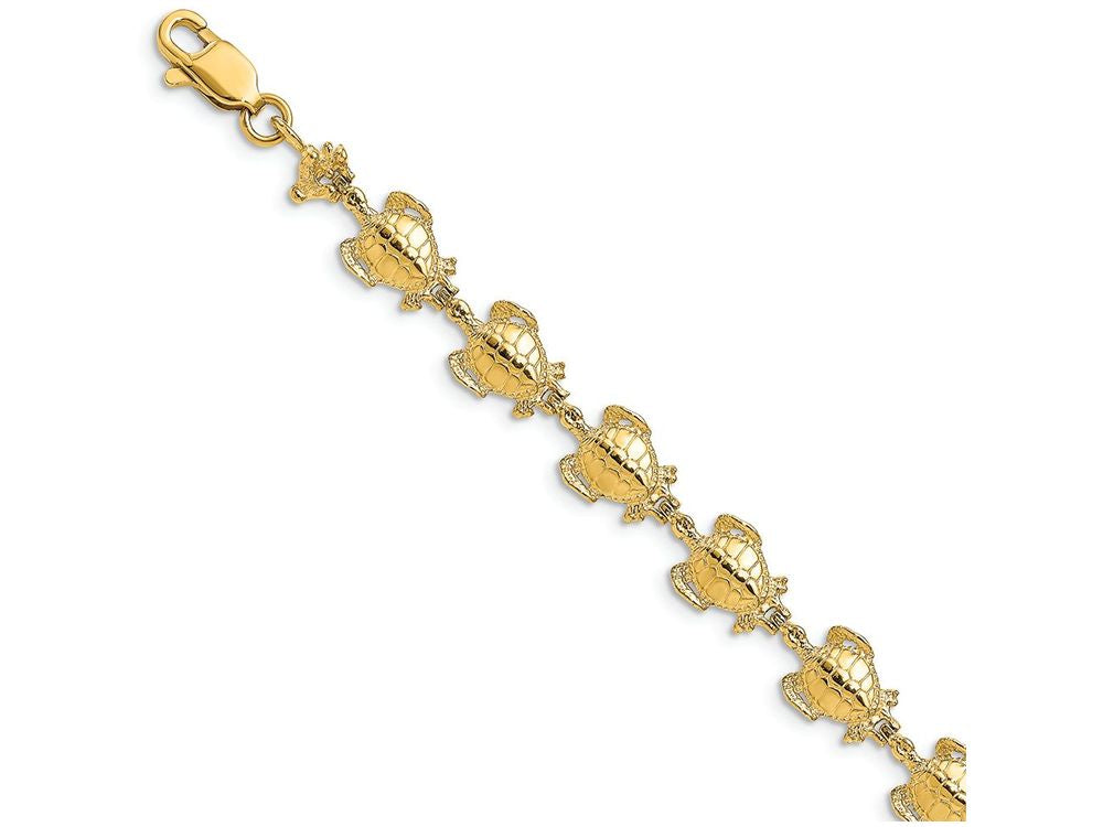 FJC Finejewelers Sea Turtle Link Bracelet