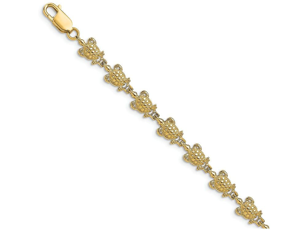 FJC Finejewelers Mini Sea Turtle Link Bracelet