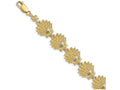 FJC Finejewelers Lion's Paw Shell Link Bracelet