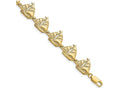 FJC Finejewelers Sailboat Link Horizontal Bracelet 7.25 Inch x 12.6 mm