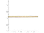 FJC Finejewelers 18 Inch 14k Yellow Gold 2.2mm Beveled Curb Chain Necklace