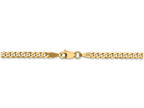FJC Finejewelers 18 Inch 14k Yellow Gold 2.4mm Beveled Curb Chain Necklace