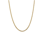 FJC Finejewelers 20 Inch 14k Yellow Gold 2.4mm Beveled Curb Chain Necklace